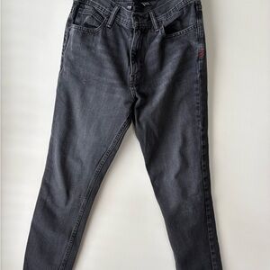 BDG Men's Washed Black Slim Straight Jeans
